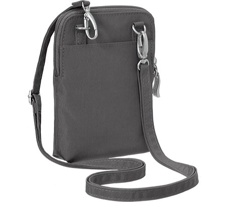 Pochette Baggallini Nylon Anthracite - Format Petite, Réglable, Neuf Avec étiquette