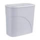 thumbnail image 2 of Cubo de basura, cubo de basura para uso doméstico, cubo de basura con tapa abatible, cubo de basura que ahorra espacio para cocina, comedor, baño y espacios estrechos, cubo de basura de plástico con a, 2 of 6