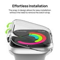 thumbnail image 3 of Sodi 2 Pack Hard PC Case with Built-in Tempered Glass, Ultra-Thin Anti-Scratch Cover for Apple Watch Series 9/8/7 - 41mm - Clear, 3 of 7