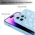 thumbnail image 3 of for iPhone 14 Pro Max Case Silicone Cute Blue Leopard Print Pattern Slim Fit Cover with Cheetah Print for Women Girls Protective Phone Case for iPhone 14 Pro Max 6.7 Inch, 3 of 11