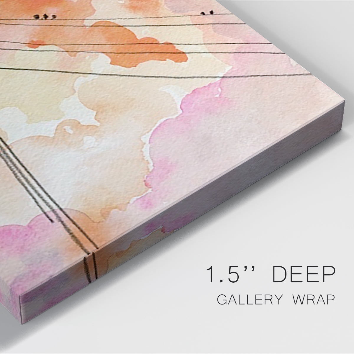 Cloudy Communication II Premium Gallery Wrapped Canvas - Ready to Hang