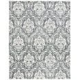 thumbnail image 2 of SAFAVIEH Abstract Constantine Damask Wool Area Rug, Ivory/Navy, 8' x 10', 2 of 11