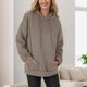 thumbnail image 5 of Sudadera con capucha Gibobby moda Casual para mujer caqui XL, 5 of 5