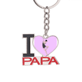 thumbnail image 1 of Rhythc Gymnast Poiovetsian Dance Art Keychain Metal Keyring Holder Love PAPA Father, 1 of 3