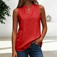 thumbnail image 2 of NJGRAE Plus Size Tops for Women Yoga T-Shirts for Women Tops for Women V Neck Tank Tops Lace Sleeveless Shirts Summer Casual Tunic Blouse Office Casual Short Sleeve, 2 of 4