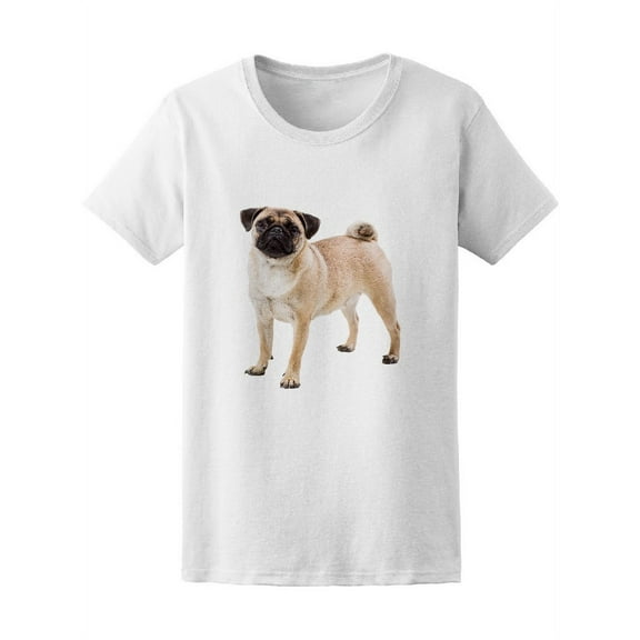 Pug Dog Looking At Front Tee Men's -Image by Shutterstock