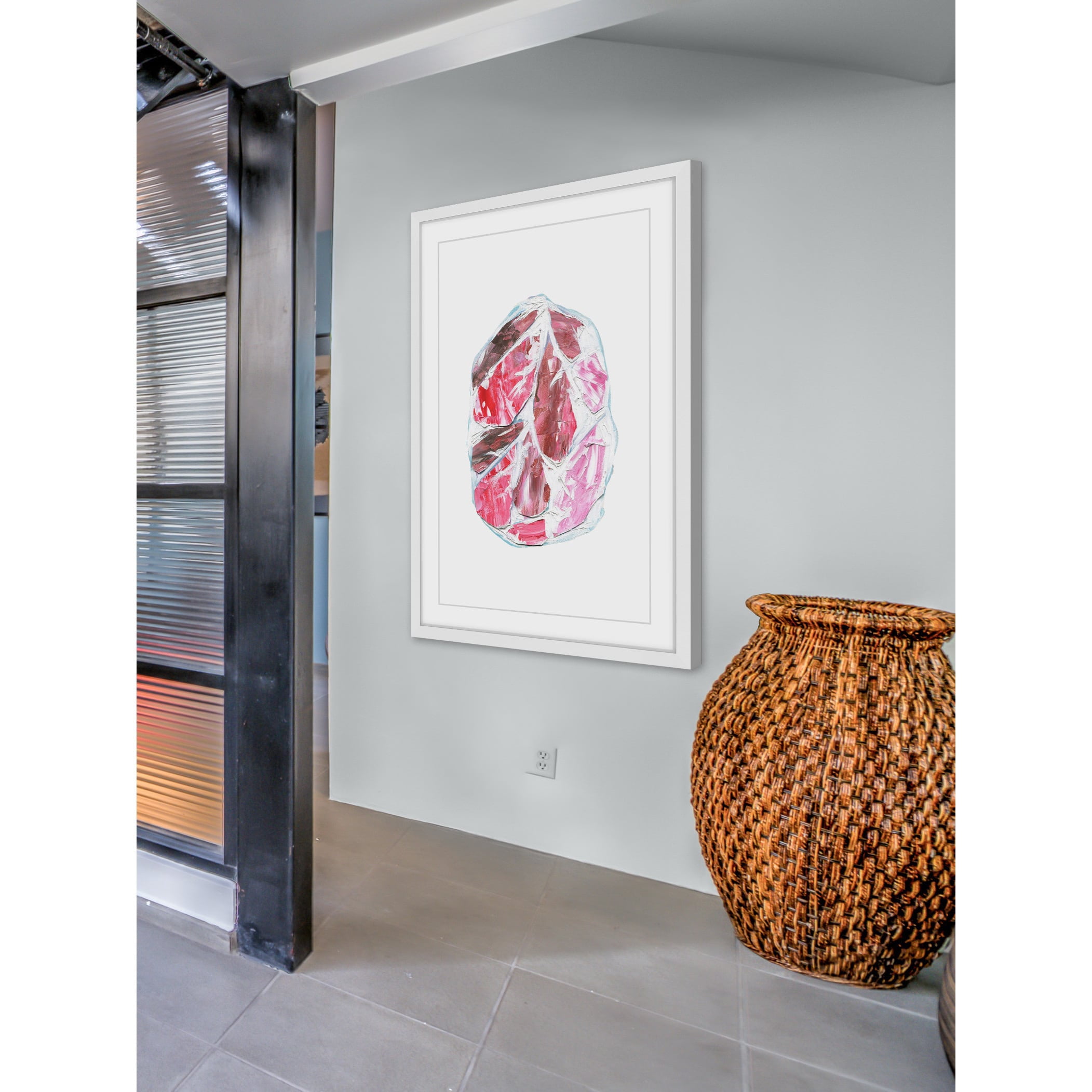 "Salami Cuts" Framed Painting Print