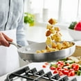 thumbnail image 3 of GreenPan Venice Pro Ceramic Nonstick Frying Pan, 11", Light Grey, 3 of 11