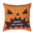 thumbnail image 1 of Halloween Decorative Pillow Covers Set Jack O' Theme For Living Room Sofa Couch Perfect Fall Home Décor", 1 of 4