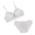 thumbnail image 2 of push up para mujer Ropa interior de encaje con panty, , 85B jinwen Sujetador floral de encaje, 2 of 8