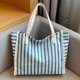 thumbnail image 2 of Lona Casual Pack Square Shoulder Bag Daily Working Shopping Bag (Azul), 2 of 4