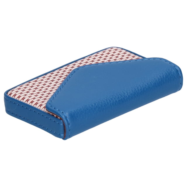 Card Holder, Durable Light Weight Small Size Business Card Case Sophisticated Design For Family For Home Blue