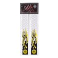 thumbnail image 4 of 12 Piezas s Flechas De Tiro Con Pegatinas Adhesivas Envuelve 10,6 "x 1,2" Fluorescente Amarillo / Blanco En blanco y negro Soledad Archery Arrow Wraps, 4 of 9