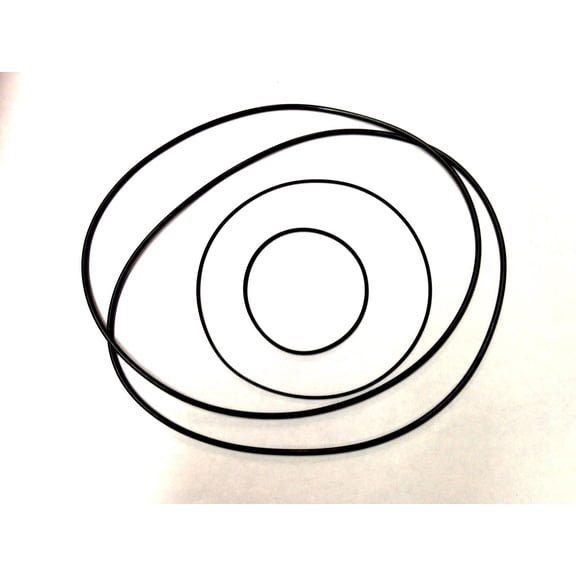 Ampex 4 New Replacement Belts Set for Sanyo 9994k Boom Box Cassette Player