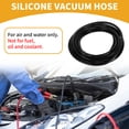 thumbnail image 2 of 1pc Manguera de vacío de silicona de 130PSI máxima presión para Chevrolet, Buick y Lincoln, línea de vacío automotriz de silicona negra, 16.4FT, 3/16" 5mm ID, 2mm ID, 2mm de grosor, 2 of 8