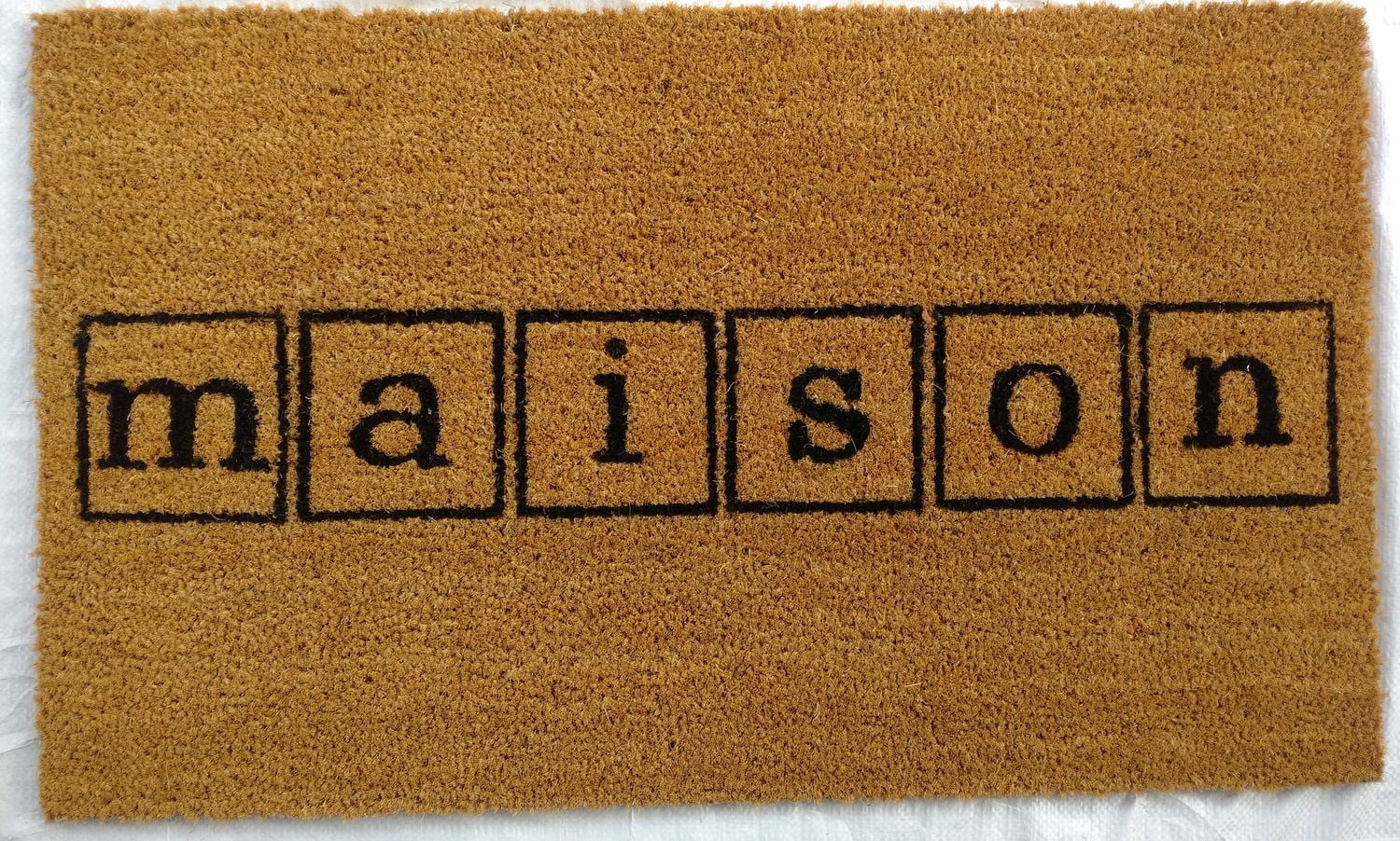 Tapis d’entrée Mainstays en ﬁbre de coco avec lettres « maison »