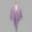 Purple, variant on 1 Pcs Elegant Women's Lace Poncho Shawl with Fringed Edges, Versatile Wrap for Weddings Evening Parties