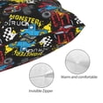 thumbnail image 3 of Fotbe Monster Car Funda de Almohada Decorativa Estilo Occidental, Lujo en Algodón, Fundas para Almohadas King, Cojín Estampado para Decoración del Hogar-14"x20", 3 of 6