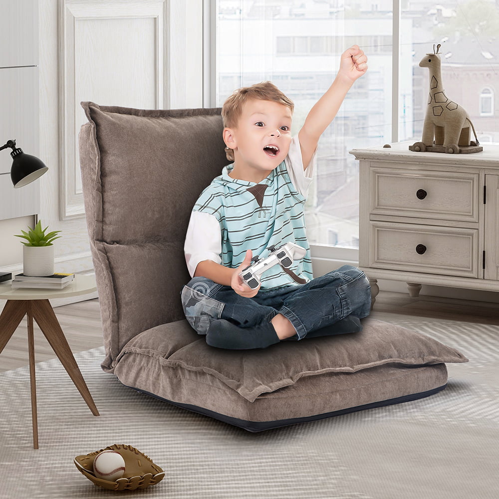 Lowestbest Fabric Folding Lazy Sofa Chair, Adjustable ...