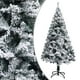 thumbnail image 3 of Árbol de Navidad vidaXL Nevado Artificial 150 cm con Luces LED, 3 of 9