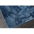 thumbnail image 4 of La Dole Rugs Blue Abstract Contemporary Marble Minimal Design Area Rug For Living Room Bedroom Dining Kitchen Tapis, 4 of 7