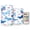 Cute Butterflies and Hearts Pattern, variant on Set of 2 Flameless Candles Lights with Remote Control Flickering LED Candles Electric Candles for Home Decor Parties Colorful Rainbow Butterfly