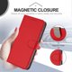 thumbnail image 5 of For iPhone 17 Pro Leather Case Solid Color Phone Cover with Wallet - Orange, 5 of 5