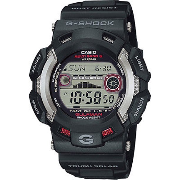 Casio - Casio GW9110-1 Men's Solar Master of G Gulfman Multi Band