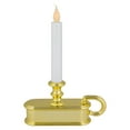 thumbnail image 3 of Northlight LED Lighted Window Candle with Handle Base - 9.5" - White and Gold - Set of 4, 3 of 7