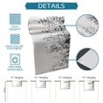 thumbnail image 6 of Grey Eucalyptus Cotton Linen Rectangle Table Runners 13"x48", Weeping Botanical Leaf Watercolor Coffee Table Runner Dresser Scarves Luxury Table Runners for Wedding Party Banquet Dinner Decor, 6 of 8