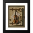 thumbnail image 2 of William Michael Harnett 15x18 Black Modern Framed Museum Art Print Titled - Still Life-Violin and Music (1888), 2 of 5
