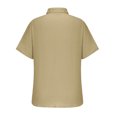 thumbnail image 4 of Button Down Shirts for Men Summer Casual Beach Vocation Shirts Plus Size Short Sleeve Shirts, 4 of 4