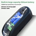 thumbnail image 3 of Emergency Radio with Luminous Back Panels Emergency Hand Crank Radio 1500mAh Power Bank with 3 LEDs Flashlight Portable AM/ FM Small Radio with Nylon Hand Strap, 3 of 10
