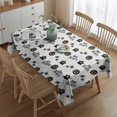 thumbnail image 2 of Halloween Happy Halloween Pumpkins and Spiders Rectangle Tablecloth 60"x84",Waterproof Polyester Rectangle Table Cloth, Wipeable Spillproof Polyester Tablecloth for Dining, Camping, Indoor and Outdoor, 2 of 5