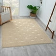 thumbnail image 4 of HomeRoots 534034 8 x 10 ft. Geometric Rectangle Area Rug, Beige, 4 of 10
