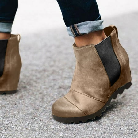 

Ankle Boots For Women Winter Boots Wedge Heels Boots Platform Ankle High Booties Winter Boots Women s Boots