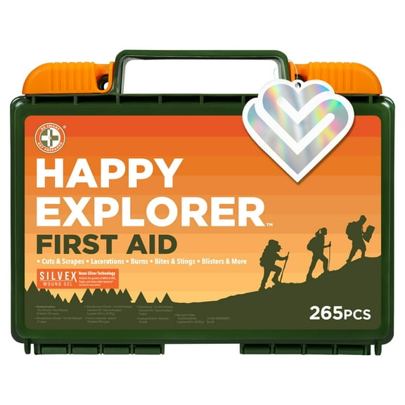 Be Smart Get Prepared Outdoor First Aid - Happy Explorer, 265 Piece