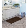 thumbnail image 5 of Garland Rug Palazzo Washable Bath Rug Chocolate, 21"x34", 5 of 5