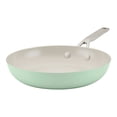 thumbnail image 1 of Sartén  KitchenAid 31 cm. Anodizado Duro, antiadherente cerámico, verde Pistachio, 1 of 7