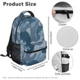 thumbnail image 7 of Jeiento 16 Inch Kids School Backpack Blue Fish Camo Water-Resistant Lightweight Daypack with Adjustable Straps & Multiple Organizer Pockets for Boys Girls Elementary School, 7 of 7