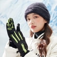 thumbnail image 2 of Jumpingount Guantes de ciclismo de invierno impermeables y resistentes al viento que se calientan y se mantienen secos mientras andan en bicicleta guantes y mitones Gris, 2 of 6