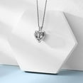thumbnail image 3 of Cremation Urn Necklace for Ashes Tree of Life Locket Mini Keepsake Ashes Hollow Pendant Heart Cremation Keepsake Memorial Ash Jewelry for Women, 3 of 8