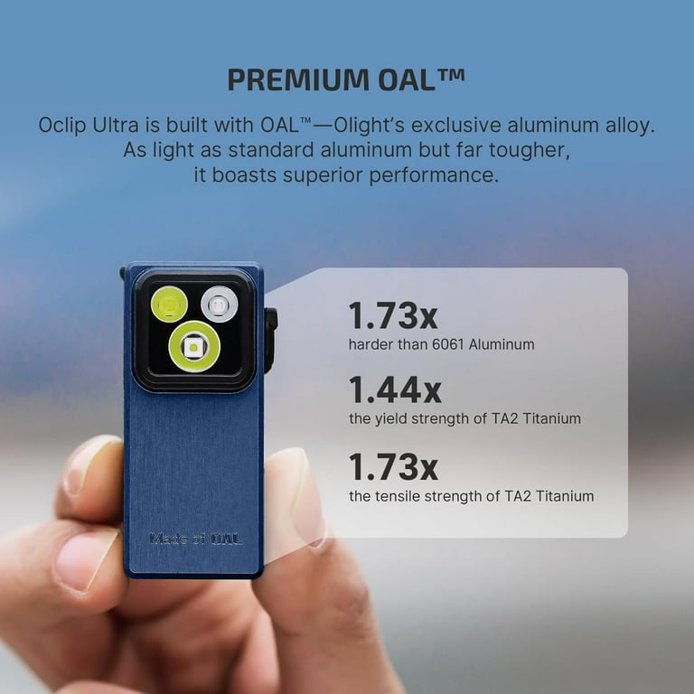 OLIGHT Oclip Ultra EDC Flashlight Clip-on Light, 530 Lumens