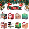 thumbnail image 2 of 10 cajas de regalo de Navidad, árbol de Navidad, Papá Noel, muñeco de nieve, papel, dulces, galletas, cajas de embalaje, bolsas, regalos para niños, Navidad, Año Nuevo 2025, 2 of 5