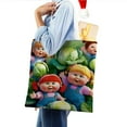 thumbnail image 4 of Cabbage Patch Kids-theme canvas Tote Bag for Women Aesthetic Shopping Grocery Reusable Bags with Inner Zipper Women Gift 13.8 x 15.8 inches（35x40cm）, 4 of 6
