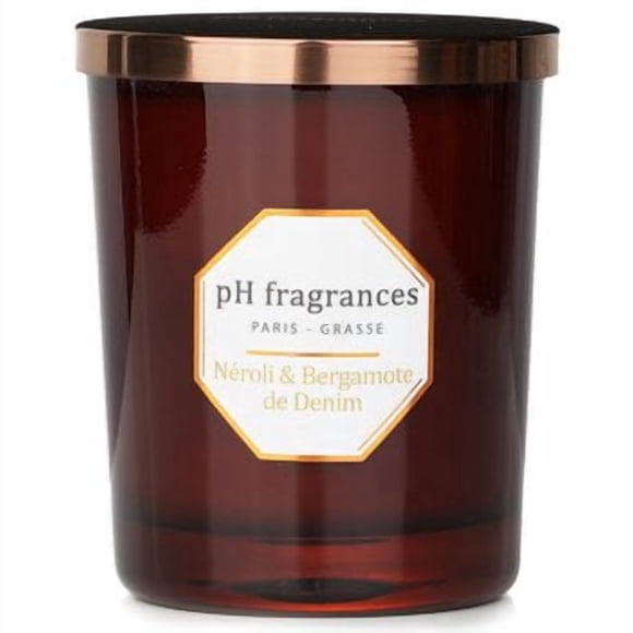 Vela perfumada con fragancias de pH Neroli y Bergamote De Denim