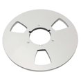 thumbnail image 3 of 1/4 10 Inch Empty Tape Reel Aluminum Alloy Reel Tape Recorder Accessory Empty Disc Opening Machine Parts for Nab Silver, 3 of 5