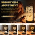 thumbnail image 3 of Candle Warmer Lamp with Timer Dimmer Fishing theme seamless Fly fishing flies lures vintage sketch Candle Lamp Warmer for Jar Candle with 4 Bulbs Gifts for Women House Warming Gifts, 3 of 8