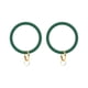 thumbnail image 1 of 2 Unids Pulsera de Silicona Gran Círculo Pulsera Pulsera Llavero Anillo Llave Colgante Accesorios para Mujeres Damas (Verde), 1 of 6