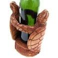 thumbnail image 3 of Hand Carved Double Turtle Wine Bottle Holder Stand, 3 of 3
